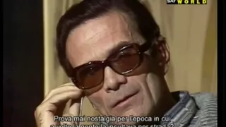 L'ultima intervista a Pier Paolo Pasolini, 31 Ottobre 1975.