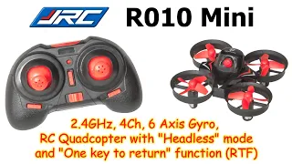 JJRC / REDPAWZ R010 Mini 2.4GHz, 4Ch, 6 Axis Gyro, RC Drone with Headless, One key to return (RTF)