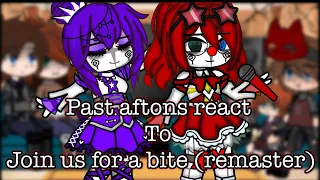 Past aftons react to Join us for a bite (remastered)