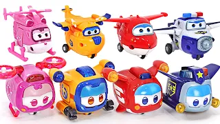 Super Wings Super Pets Jett, Donnie, Paul, Dizzy appeared! | DuDuPopTOY