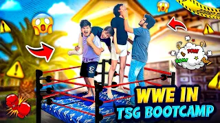 WWE ROYALE RUMBLE MATCH IN TSG BOOTCAMP😳 TEAM JASH VS TEAM RITIK -TWO SIDE GAMERS