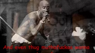 Real Thugs - 2Pac, Eazy-E & Ice Cube/Lyrics HD