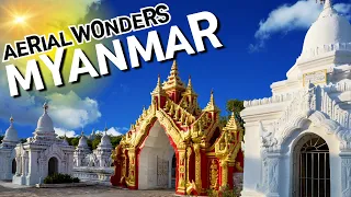 Mystical Myanmar: Aerial 4K Drone Footage Tour | Temples, Landscapes & Cultural Riches 🌄🇲🇲