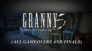 Granny 5 | ALL GAMEOVERS AND FINALS