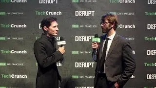 Pavel Durov Backstage At TC Disrupt SF