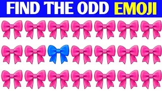 SPOT THE ODD EMOJI OUT in the Best Odd Emoji Quiz! Odd One Out Puzzle | Find The Odd Emoji Quizz!