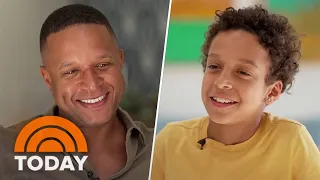 Craig Melvin's son interviews him about new book on fatherhood