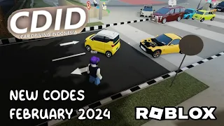 Roblox Car Driving Indonesia New Codes February 2024