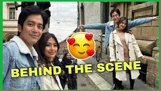 Joshua Garcia at Gabbi Garcia, behind the scene Unbreak my Heart, masaya ang dalawa 🥰🥰🥰