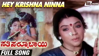 Hey Krishna Ninna|SathiSakkubai | Aarathi | Kannada Video Song