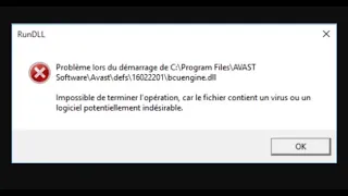 حل مشكلة: impossible de terminer l'opération car le fichier contient un virus ou un logiciel potenti