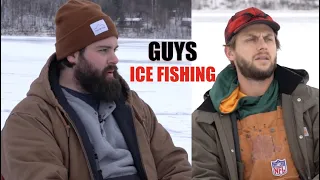 Guys Ice Fishing