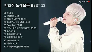 광고없이 듣는 박효신노래모음 BEST 12곡