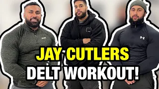 JAY CUTLERS SHOULDER WORKOUT - OLYMPIA SERIES - EPISODE 2