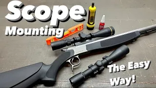 Mount a Rifle Scope the Easy Way! (How To)