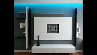 Time-lapse | DIY Floating TV wall & shelves