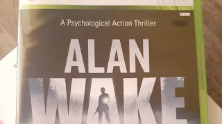 Alan Wake xbox 360 Unboxing