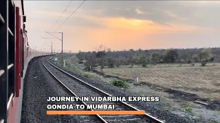 Journey in Vidarbha Express | Gondia To Mumbai via Nagpur | Full Journey | 12106 |#indianrailways