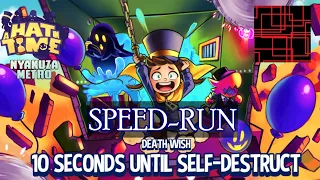 [WR] Death Wish - "10 Seconds Until Self-Destruct" Speedrun (A Hat In Time) - 2:01:120