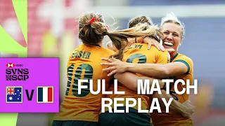 Australia into the ULTIMATE final | Australia v France | Singapore HSBC SVNS | Full Match Replay