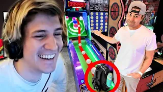 xQc Reacts to Beating 5 Scam Arcade Games with Science | Mark Rober