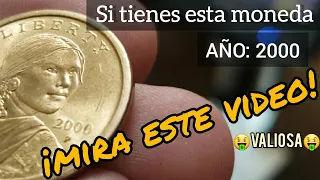 Si tienes esta moneda no la gastes🤑 2000 Sacagawea muy VALIOSA - Dólar Cheerios - PRECIO