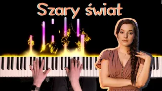 Sanah i Kwiat Jabłoni „Szary świat” | PIANO cover | podkład |