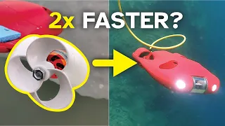 Testing a TOROIDAL propeller UNDERWATER