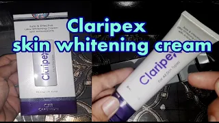 Claripex ultra whitening cream result and review