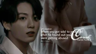 When you got sold to your cold crush after he found out you were getting abused [ Jungkook oneshot ]