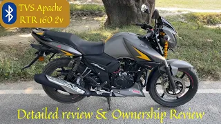 All new TVS Apache RTR 160 2v || Detailed Review & Ownership Review || Advantages & Disadvantages