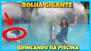 DIVERSÃO na PISCINA de BOLHA GIGANTE | NICOLE DUMER