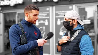 Bisschen reden mit den Leuten auf Kölner Straßen..