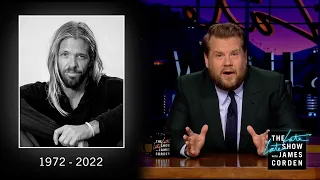 James Pays Tribute to Taylor Hawkins