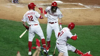 Phillies hit TWO more home runs! Now have THREE in 2 innings! (Alec Bohm, Brandon Marsh go deep)