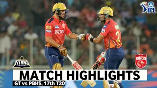 PBKS vs GT 17th Match IPL 2024 Highlights | IPL Highlights 2024 | GT vs PBKS Highlights 2024