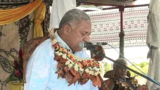 Fijian PM Voreqe Bainimarama Opens 2nd National Climate Change Summit. (Itaukei Language)