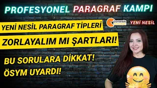 YENİ NESİL PARAGRAF TİPLERİ  | Profesyonel Paragraf Kampı #HaleHoca