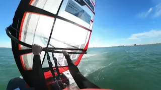 Windfoil Slalom speed