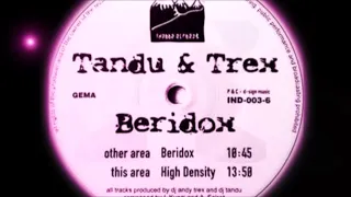 TANDU & TREX - HIGH DENSITY  (Indoor Records 1994)