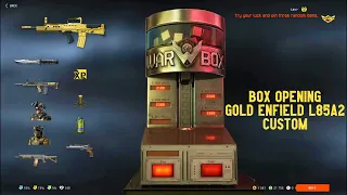 Warface Box Opening Gold Enfield L85A2 Custom