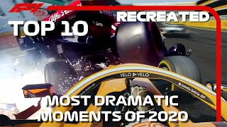 F1 2020 GAME: RECREATING THE TOP 10 MOST DRAMATIC MOMENTS OF 2020