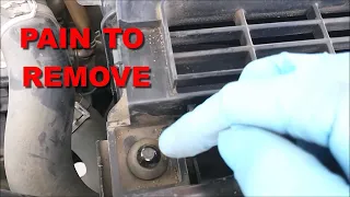 How to remove the Airbox of 16 - 20 Honda Civic 2 L non-turbo for transmission oil change