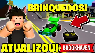 ATUALIZAÇÃO! CHEGOU NOVOS BRINQUEDOS NO BROOKHAVEN RP - ROBLOX