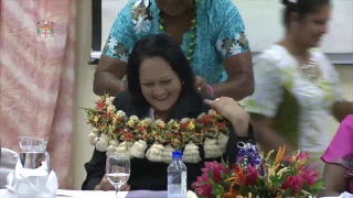 Fijian Minister officiates the Fiji Nurse Association 60th Annual General Meeting.