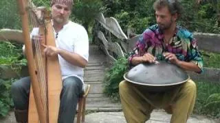 Alizbar -Celtic harp/ Кельтская арфа/ Amin Varkonyi Hang /Hang/ celtic harp percussion/ Relax Music