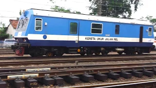 Plasser & Theurer EM-120 Track Measurement Train in Indonesia