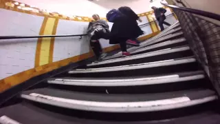 Timelapse: London's Covent Garden Tube Station stairs