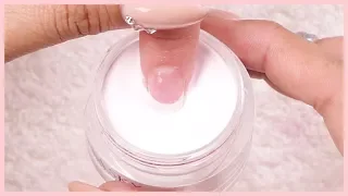 French Tip Nail Tutorial Using Dip Powder