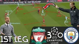 How Klopp's Liverpool Destroyed Pep's Manchester City in Champions League: Tactical Analysis|1st LEG